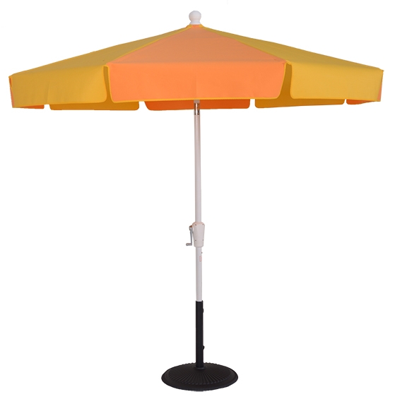 (EC75FCRK-STD) 7 1/2 ft. Aluminum Patio Style Crank Standard Umbrella