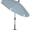 (EC75SFCRKT) 7 1/2 ft Crank & Manual Tilt Fiberglass Standard Umbrella