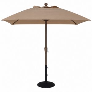 HD55FCRK-SQU tan square umbrella with wider canopy